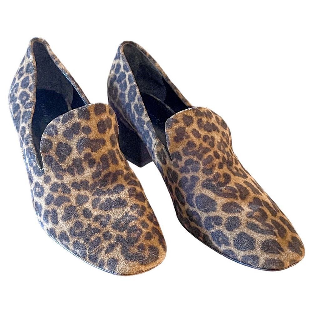 Veronica Beard Baylie Camel Print Loafer Pump 8